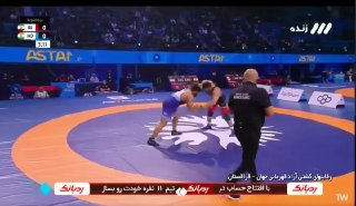 יזדני קובנדה חזר לשולחן חסן יזדאני יצא לתחרות הדירוג ביתרון 10-0 על היריבה ההודית בקרב היאבקות 97 ק"ג חופשי.