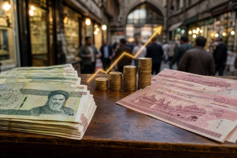 تهران فوری 🏙: افزایش قیمت افغانی در بازار تهران🔹قیمت افغانی امروز یکشنبه ۲۵ مرداد ۱۴۰۵ در بازار تهران با افزایش همراه شد. هر افغانی با