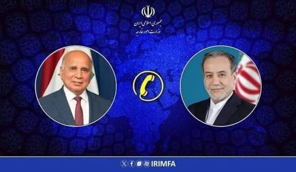 سپاه قدس🇮🇷: 🔴 گفتوگوی تلفنی وزرای امور خارجه ایران و عراق🔹فؤاد حسین، وزیر امور خارجه عراق، در تماس تلفنی با سید عباس عراقچی، وزیر ا