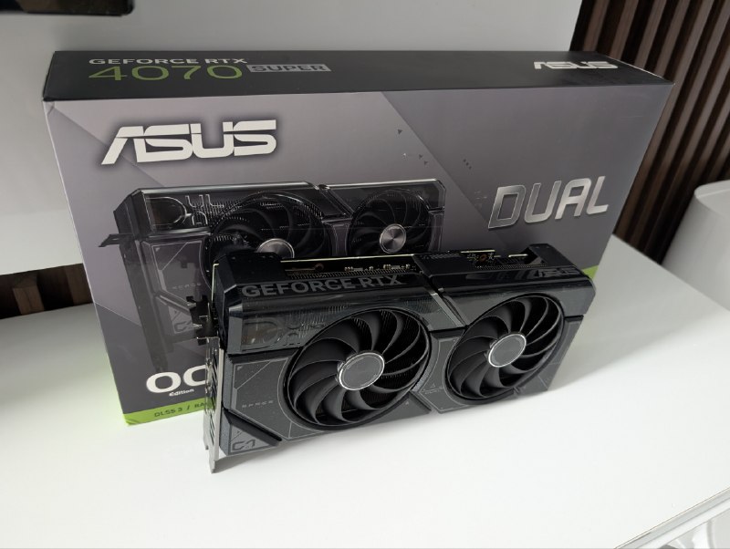 Продам ASUS Dual GeForce RTX™ 4070 SUPER OC Edition 12GB