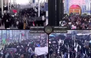 🏴תנועת מבקרים להנצחת הריגתו של השליח האציל מוחמד (יברך ה' ומשפחתו) בנפת נג'ף הקדוש.