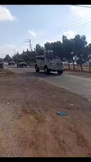 סצנות נוספות של שיירות צבאיות ירדניות לקראת הגבול הסורי הסמוך לדרעא.