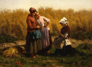 Jules Breton"Love Tokens"1855 #Breton