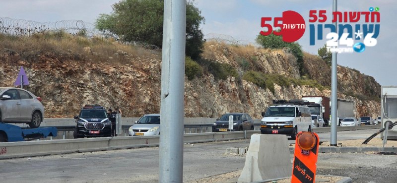 🇮🇱 עדכון: המחסום הוסר, הכביש פתוח. כביש 5 לאריאל: בעקבות מחסום משטרתי במעבר חוצה שומרון, עומס למגיעים מכי…