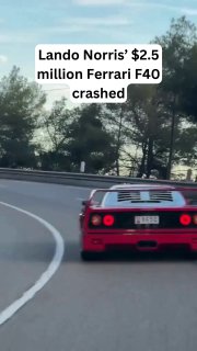 В Монако попал в ДТП эксклюзивный Ferrari F40 за 2,5 млн долларовНа одном из гор