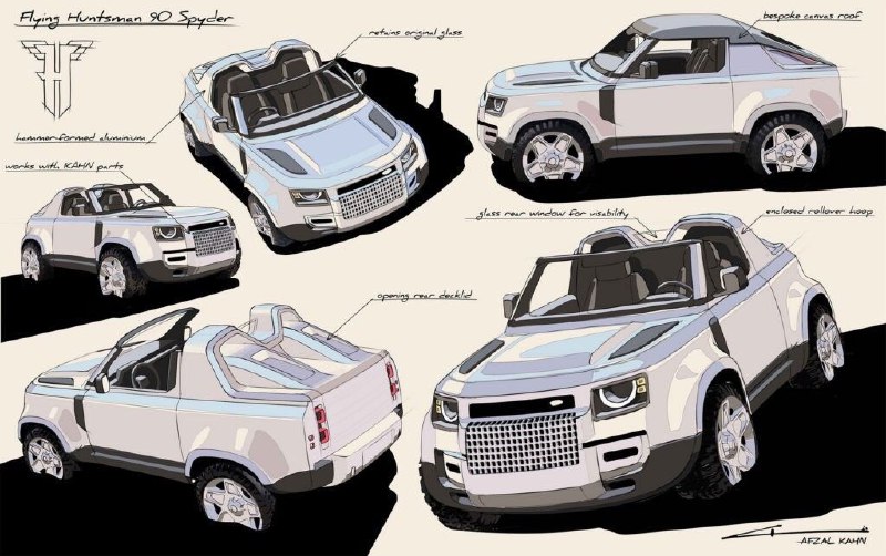 Land Rover Defender превратят в пляжный спайдер 2