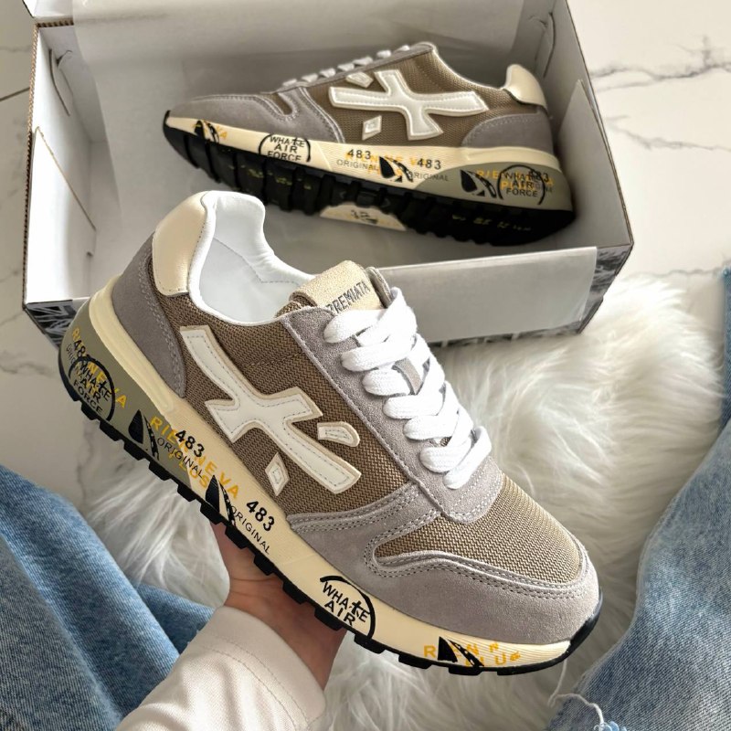 Premiata Premiata Mick Grey White, фото 3