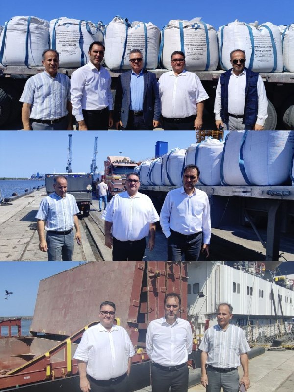 کانال رسمی دیارمیرزا: 🚢سیمان خزر از گیلان تا روسیه؛ نخستین محموله صادراتی راهی بازار همسایه شمالی شد 📦شرکت سیمان خزر با ارسال نخستین محموله ۳ 