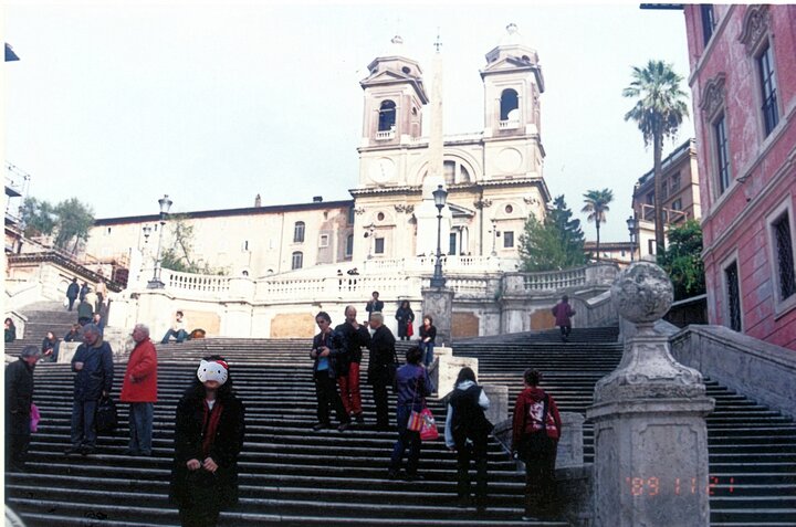 旅行的照片：義大利的羅馬的西班牙廣場