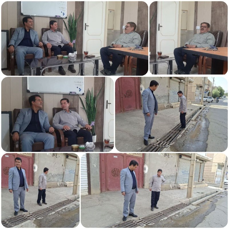 👈 اخبار سجاسرود 👉: 📸 بازدید علی منصوری بخشدار سُجاسرود بهمراه گنج خانلو کارشناس بخشداری از محل های شکستگی شبکه آب شرب شهر سُجاس و حضور در ا