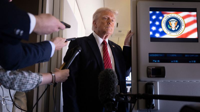 White House officials say Trump won’t attend Ukraine-Russia talks, ending speculation sparked by president’s remarks | CNN Politics