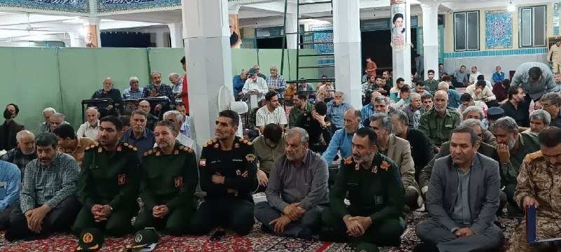 نراق شهر من: 🔹آیین تکریم و معارفه فرمانده ناحیه مقاومت بسیج شهرستان خمیندر این آیین از زحمات سرهنگ «مهدی نباتی نراقی » تقدیر و سرهنگ«