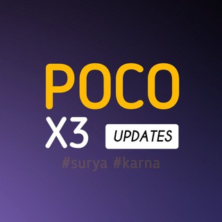 POCO X3 || Updates & Releases Telegram Group Link