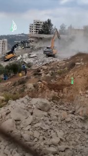 כוחות ישראל מבצעים פעולות הריסה בעיירה אל-וואלאג'ה, נפת בית לחם