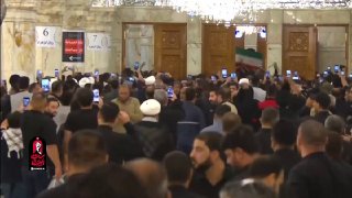 🎦 קבורת גופתו הטהורה של מנהיג המהפכה שנהרג בידי האנשים הנוכחים באכסדרת אלזהרה עליו השלום; מקדש אמיר אל-ממי…