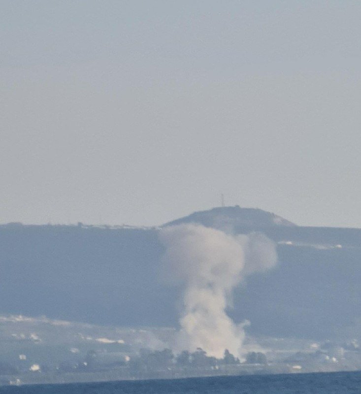 🚨 The bombing in the plain of the town of Mansuri
