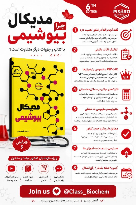 مدیکال بیوشیمی: یه پوستر خفن ...چرا مدیکال بیوشیمی؟!