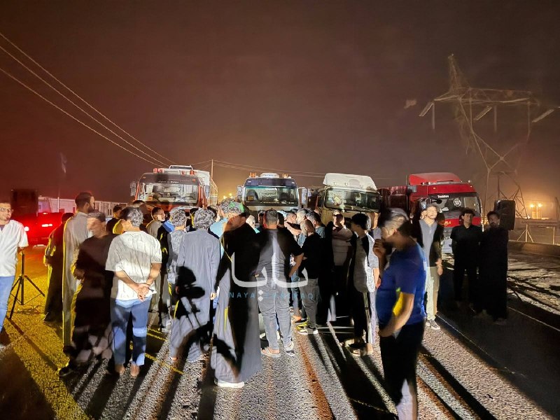 תחילתה של ישיבה בלתי מוגבלת בציר אל-משרה למעבר הגבול אל-שייב במחאה על ההחלטה לסגור את מעבר הגבול אל-שייב, ח…