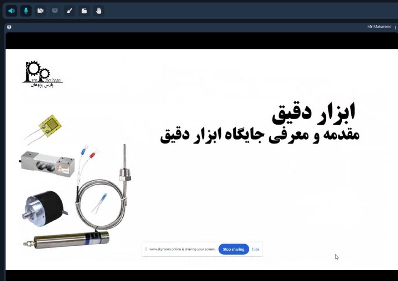 مهندسی عمران پارس پژوهان: هم اکنون وبینار رایگان ابزار دقیقلینک ورود مستقیم:https://www.skyroom.online/ch/pars_pajouhaan/webinar_bio