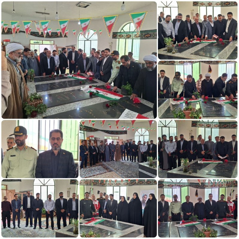 درفک خبر: 🌷 گلباران مزار شهدای گمنام شهر رودبار به مناسبت فرارسیدن هفته دولت🔺همزمان با نخستین روز از گرامیداشت هفته دولت، آیین گلب