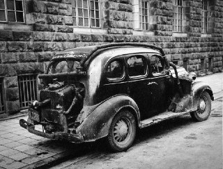 Car running on charcoal, Japan, 1945.Time Machine | Historical Photo