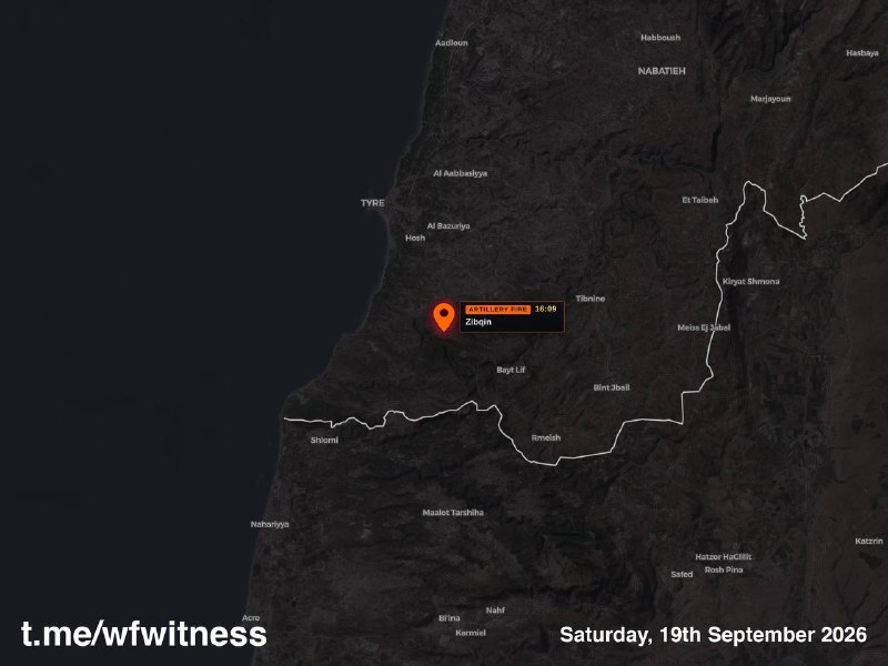 ️🇱🇧🇮🇱 Israeli artillery attacked the town of Zivkin in southern Lebanon.