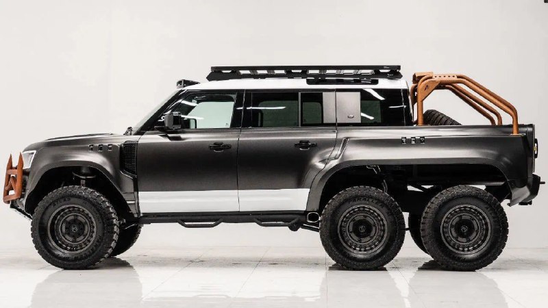 Ателье Apocalypse Manufacturing превратило Land Rover Defender в шестиколесный пикап 2