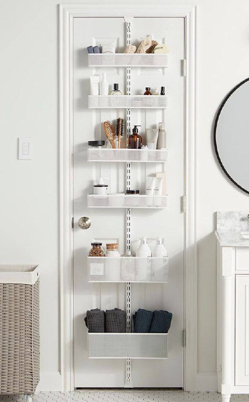 Как навести порядок в маленькой ванной 9 идей для хранения косметики и полотенец - изображение 4 - навести, порядок, маленькой