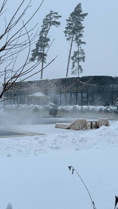 Alaska Pool Club в парке Малевича невероятная атмосфера, собственный ресторан, теплый бассейн под открытым небом, сауна и уютная лаундж-зона. - изображение 1 - alaska, pool, club