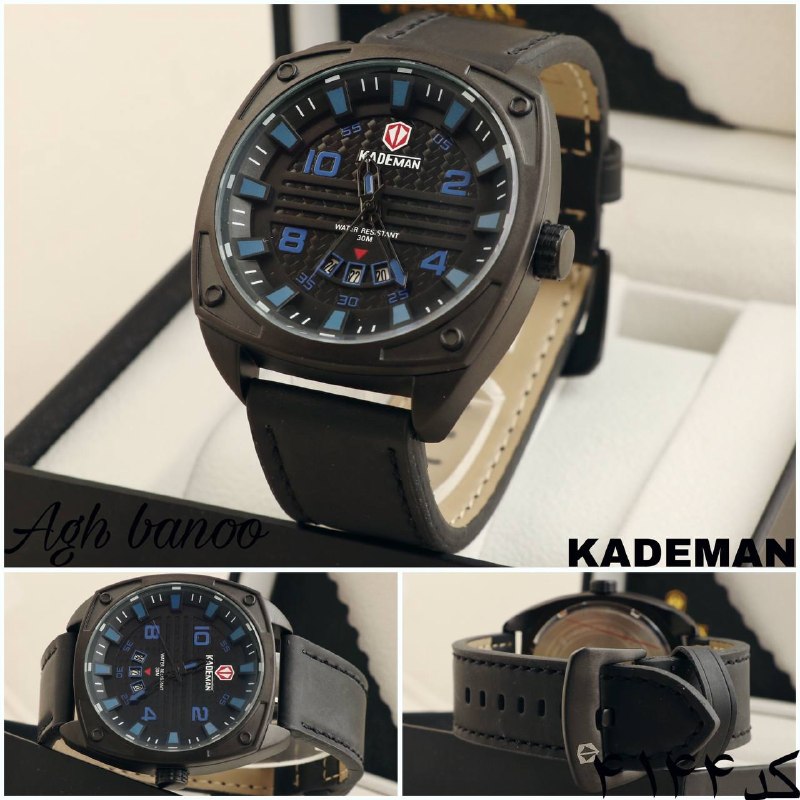 « فروشگاه بزرگ ساعت آق بانو »: ⌚️کد من مردانه ⌚️اورجینال♦️کد۴۱۴۴♦️دارای روز شمار♦️کیفیت عالی♦️موتور ژاپن♦️بند چرم، رنگ ثابت♦️یک سال ضمانت موتور و باطری