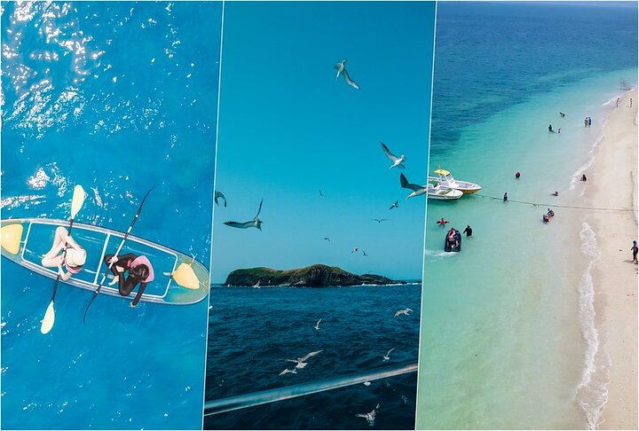 【澎湖│一日遊行程】東海浪漫之旅。銀海遊艇出海，超美澎澎灘無人島，餵燕鷗、透明獨木舟、水上活動、東海巡禮，還包中餐合菜喔