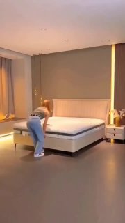 Идеальная кровать с подъёмным механизмом. Хотели бы себе такую же? Да - , нет - Please open Telegram to view this post VIEW IN TELEGRAM - изображение 1 - telegram, view, идеальная