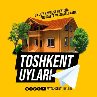 Telegram profile photo for Toshkent Uylari