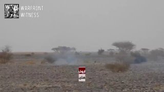 ️🇾🇪🇾🇪 צילומים מציגים את הרגע שבו ATGM תקף רכב חות'י במאריב, תימן.