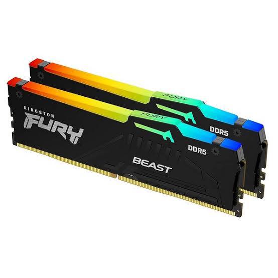 Kingston Fury Beast RGB 64GB (2×32GB) 6400MT/s DDR5 CL32 Desktop Memory — фото 1