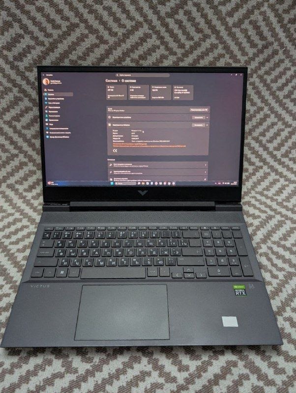 1) Игровой ноутбук HP Victus 16 — фото 1