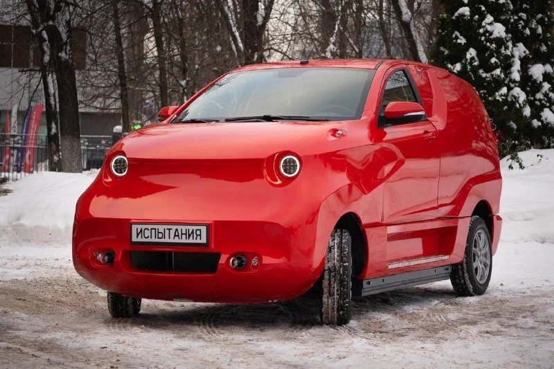 Российский «Автотор» представил свой первый электромобиль Amber. 2