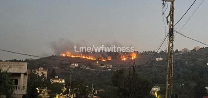 ️🇱🇧🇮🇱 כוחות ישראליים הציתו שמורת טבע בברכה, דרום לבנון. זה התרחש לאחר שמספר חיילים ישראלים נצפו מתקדמים…