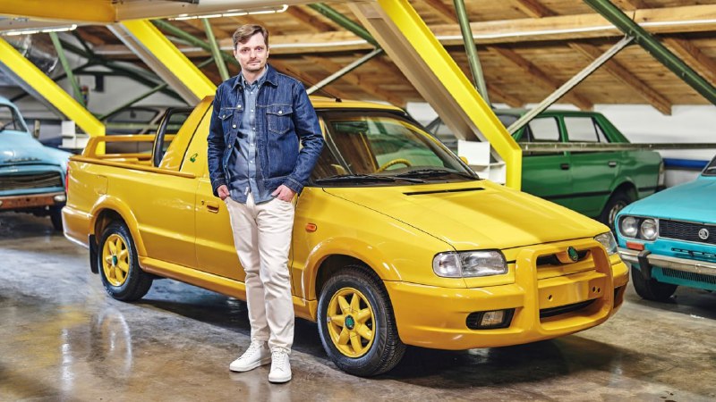 Дизайнер Skoda переосмыслил легендарный пикап Felicia Fun 3