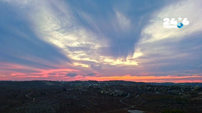 🇮🇱 The most amazing sunset was this evening. Solomon weather.