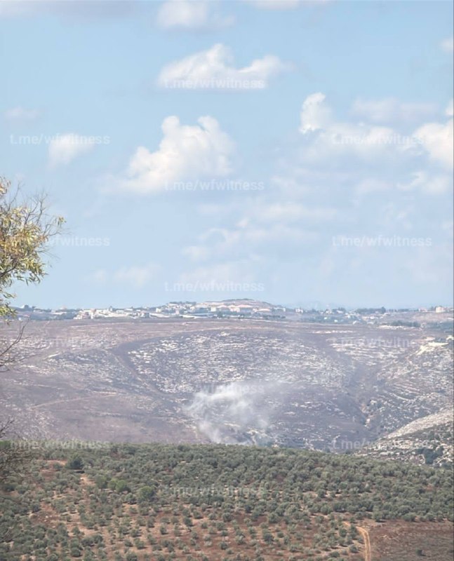 ️🇱🇧🇮🇱 תמונות המציגות את ירי הארטילריה הישראלית בזאוטאר אל גרבייה, דרום לבנון.
