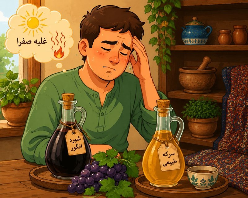 مجله طب و تمدن اسلامی: ✍یکی از دلایل #لاغــری 👈#غـــلبه_صـــفرا و #ســـودا ست👈در واقع غـــلبه خشـــــکیه.✍🏻یـــکی از اون بـــهترین ها👈🏻بـــرای 