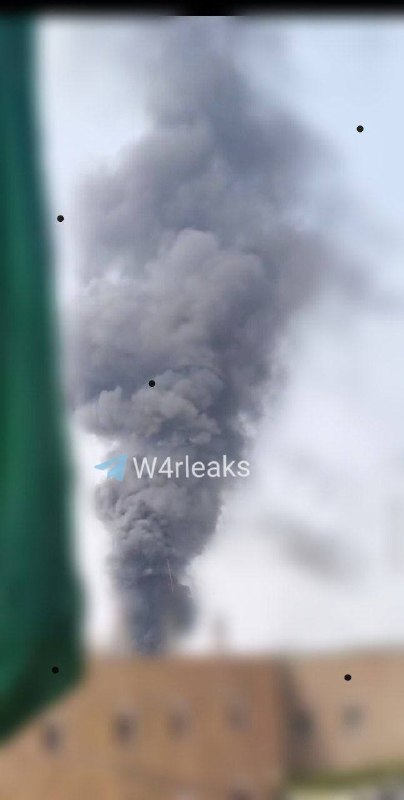 - Smoke rises from Saudi Aramco's Riyadh refinery after the Houthis hit it.