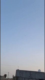 צילומי ארכיון של טומהוק מגיע מעל אחד ההרים באיראן, בתחילת 2026