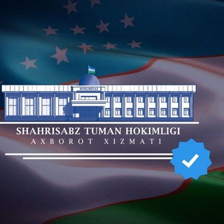 Telegram profile photo for Shahrisabz tumani hokimligi