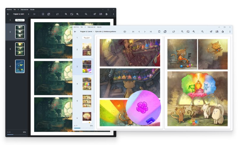🆔  软件名称：OpenComic⭐️  软件功能：漫画阅读器➡️  支持平台：#Windows #macOS #Linux📁  软件简介：一款漫画阅读器，支持多种图像和文档格式，包括JPG、PNG、PDF等
