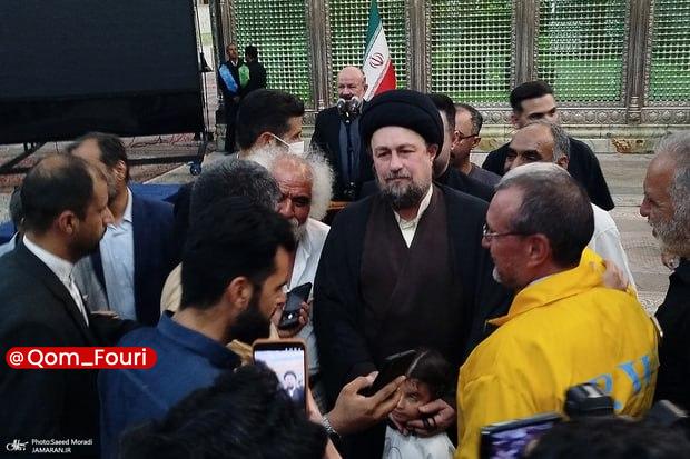 اخبار فوری قم 🌐: آیتالله سید حسن خمینی: گاهی ماندن و پس از شهادتها مسئولیت را به دوش کشیدن، به مراتب سختتر است /انشاءالله خداوند ما ر