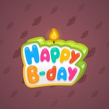 B-Day Candle #55