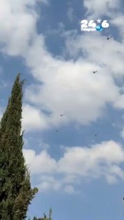 🇮🇱 תיעוד: מסוקי קרב מסוג אפאצ'י ("פתן") מטייסת מגע הקסם (190) החלו במעבר מבסיס רמון לרמת דוד.
