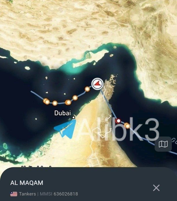 ایران بیدار: 🔴یک تانکر نفتی متعلق به شرکت "ادنوک" امارات، شب گذشته با موفقیت از تنگه هرمز عبور کرد، و این مسیر توسط نیروهای هوایی آمر